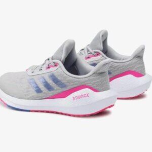 NWT Adidas Big Kids EQ21 Running Shoes Size 6.5 H01871 Gray Pink